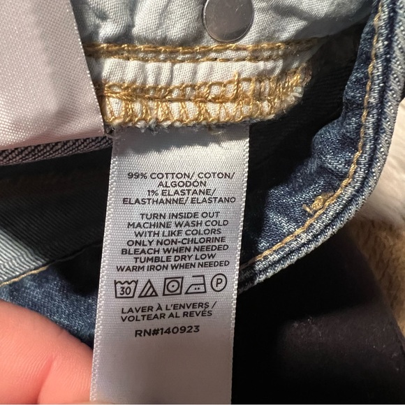 Loft Denim Mini Skirt A-Line Medium Wash 00P - Picture 9 of 10